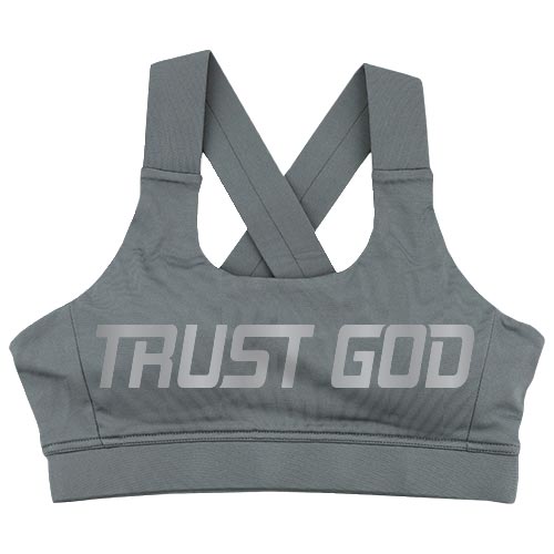 Crossback Sports Bra - "Trust God"