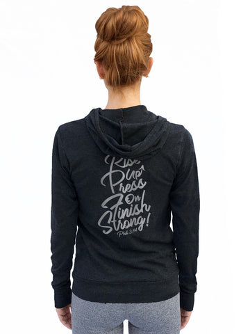 Zip-Up Lightweight Hoodie - "Glory Active Signature"