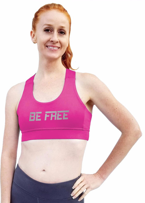 Crossback Sports Bra - "Be Free"