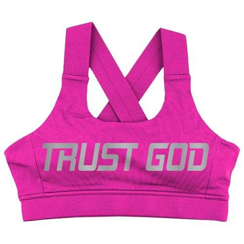 Crossback Sports Bra - Trust God