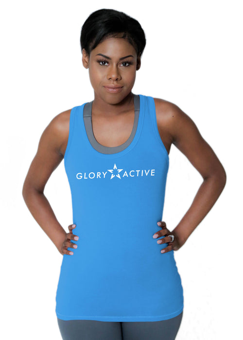 Natural Fitted Tank - "Glory Active Signature"