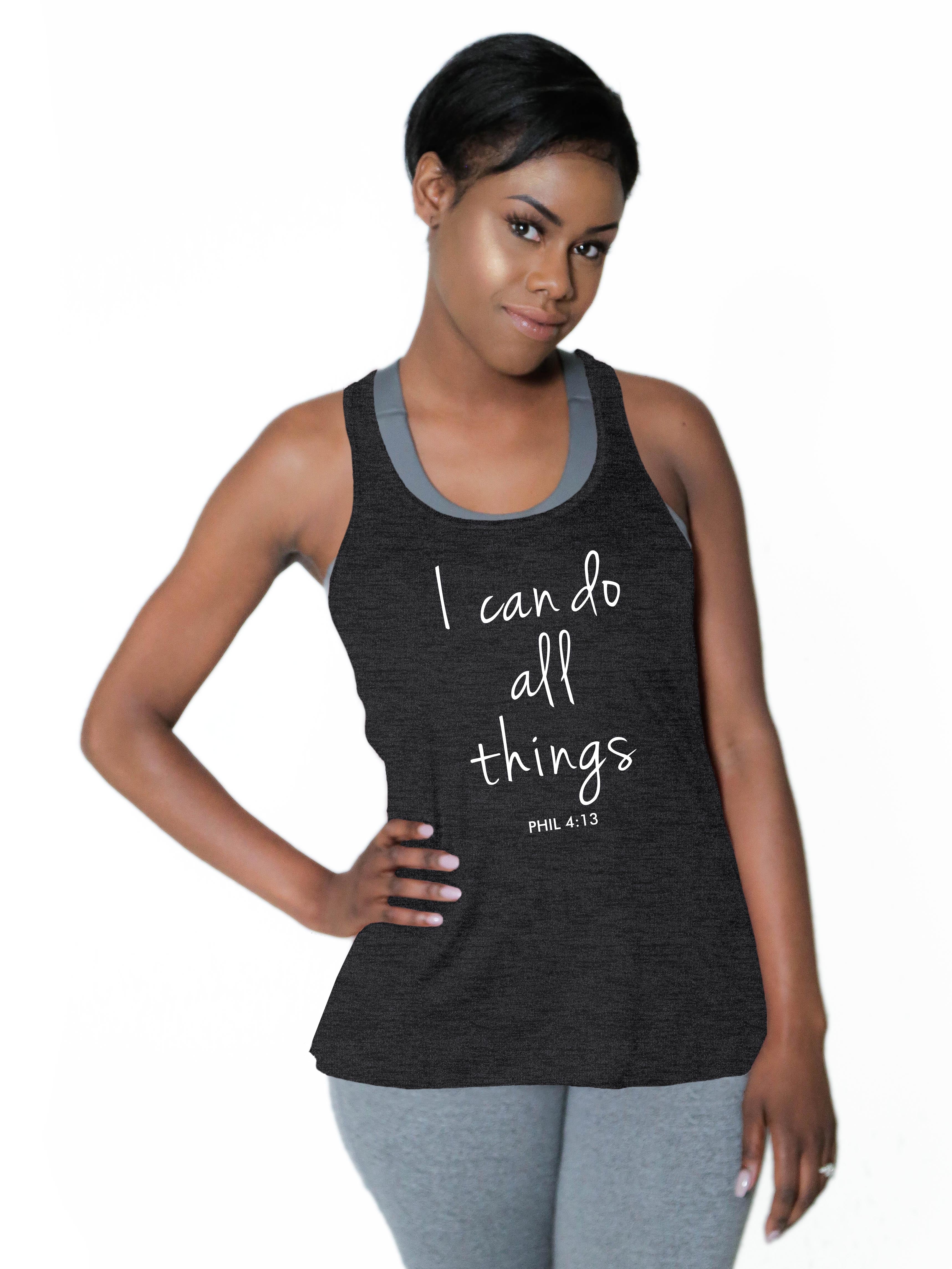 Racerback Flowy Tank - I Can Do All Things – Glory Active