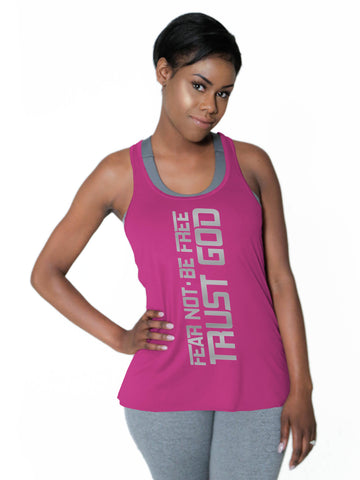 Natural Fitted Tank - "Unstoppable Strength"