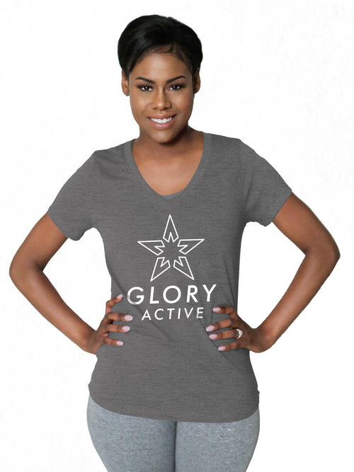 V Neck Tri-Tec™ Performance Tee - "Glory Active Signature"