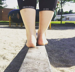 Proverbs 31 Pocket Capri Leggings - "Glory Active Signature"